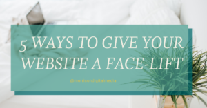 5 ways to give your website a face-lift